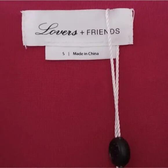 NWT Lovers + Friends Sundance Maxi Dress Raspberry Size S Revolve Wedding Guest - Picture 3 of 12